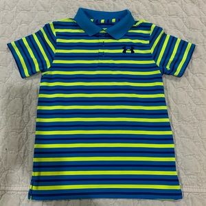Boys Medium Under Armour golf shirt